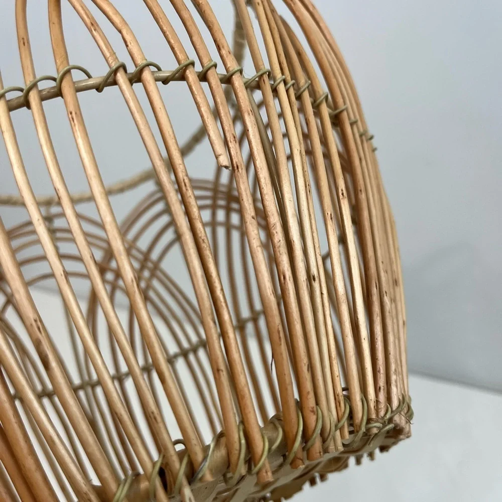 Rattan Wicker Planter Round Arches